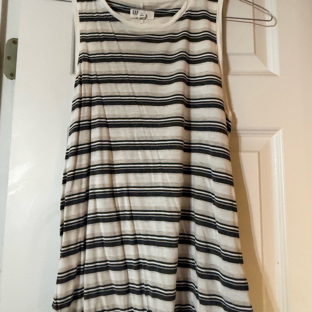 GAP Striped Sleeveless Tank Top